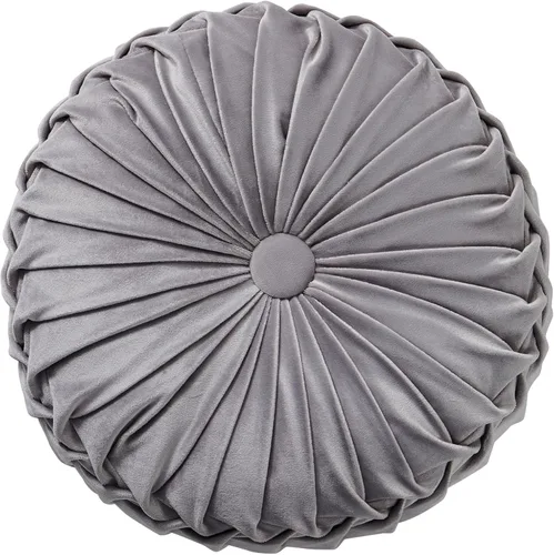Miniatura 18 de MOJUN Almohada de terciopelo redonda, plisada, rellena, almohada decorativa para el hogar para sofá, silla, cama, automóvil, suelo
