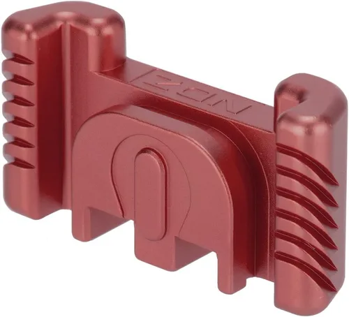 Miniatura 5 de NDZ Performance Placa trasera de aluminio con asistencia deslizante para Glock 1-5 Glock 17 19 19 19 x 22 23 24 26 27 31 32 33 34 35 45 47 49, Rojo