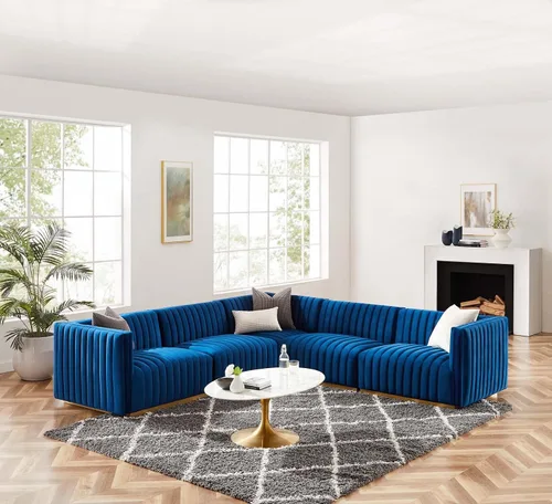 Miniatura 27 de Modway Conjure Seccional, Oro Negro