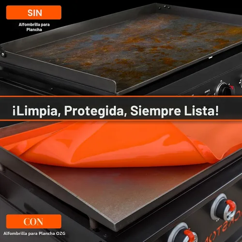 Miniatura 3 de Alfombrilla de silicona prémium de 36 pulgadas para parrilla Blackstone de 36 pulgadas, cubierta de silicona de grado alimenticio resistente, 91 cm