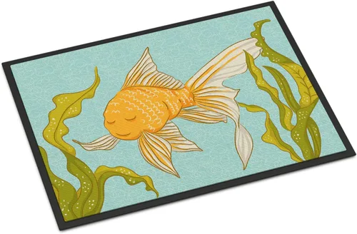 Miniatura 14 de Caroline's Treasures BB8537MAT - Felpudo de delfín bajo el agua de 18 x 27 pulgadas, tapete para puerta delantera interior y exterior, para entrada