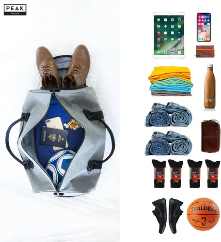 Miniatura 5 de Weekender Duffel - Parent, Gris), Duffel-P