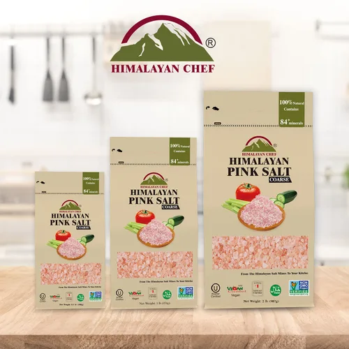 Miniatura 9 de Himalayan Chef Sal rosa del Himalaya, gruesa de 2 libras/cada uno, paquete de 6, 32 onzas