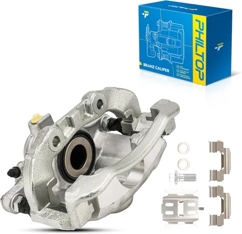 Miniatura 64 de PHILTOP Conjunto de Pinza de Freno de Disco Delantero Compatible con Jeep Wrangler 1990-2006, Jeep Cherokee 1990-2001, Grand Cherokee 1993-1998