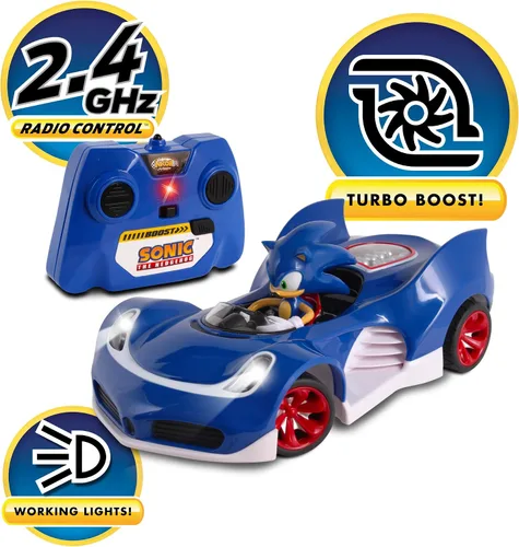 Miniatura 3 de NKOK RC Sonic SSAS R2 - Coche con luces, azul (614)