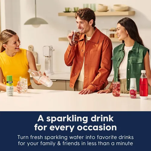 Miniatura 4 de SodaStream - Máquina de agua con gas ART PAQUETE DE VALOR Sistema de CO2 CQC Incluye 2 cilindros de CO2, 2 botellas aptas para lavavajillas