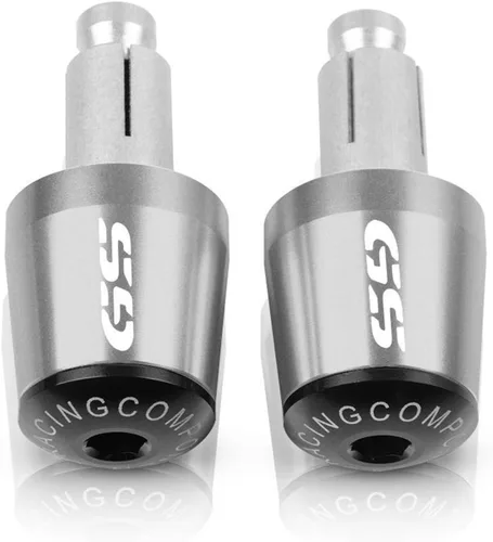 Miniatura 13 de 7/8 "0.866 in Agarres para manillar de motocicleta extremo de la barra del manillar del extremo del tapón para BMW R1200GS R1250GS R1200 R1250 R