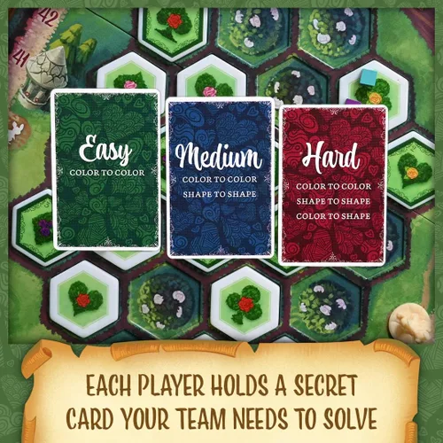 Miniatura 3 de Northstar Game Studio Paint The Roses Deluxe Juego de Mesa Juego de Estrategia Cooperativa para Adultos, Adolescentes y Familias Rompecabezas