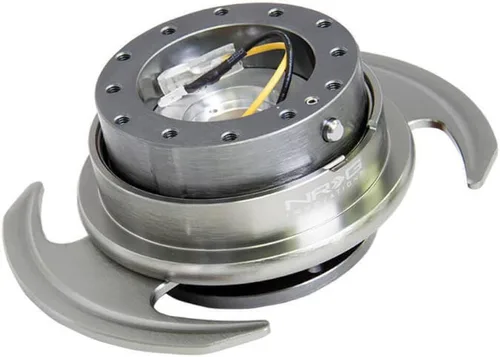 Miniatura 5 de NRG Innovations NRG-SRK-650BK GEN 3.0 Volante de Carrera con Adaptador de Buje de Liberación Rápida, Diseño de 6 Agujeros y Patrones de Pernos