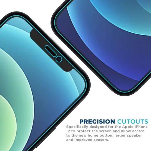 Miniatura 3 de Tech Armor Protector de pantalla para iPhone de 6.1 pulgadas, película transparente HD, máxima protección de pantalla, claridad cristalina, fácil