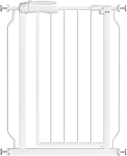 Miniatura 18 de Fairy Baby Puerta de bebé extra ancha para puertas, puertas de seguridad de cierre automático para dormitorio, se adapta a 57.5 pulgadas a 62