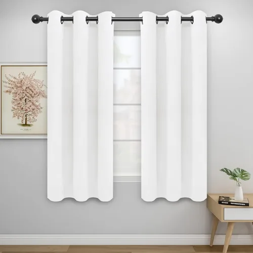 Miniatura 191 de Easy-Going - Cortinas opacas para dormitorio, aislamiento térmico sólido con ojales, cortinas de ventana para reducción de ruido, cortinas