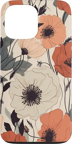 Miniatura 24 de Funda para iPhone 12/12 Pro Minimal Poppy Flower Boho Floral Cute Aesthetic