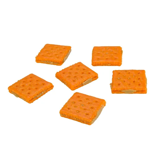 Miniatura 3 de Galletas tipo sándwich, queso y mantequilla de maní, paquete de 8 piezas, 12/caja