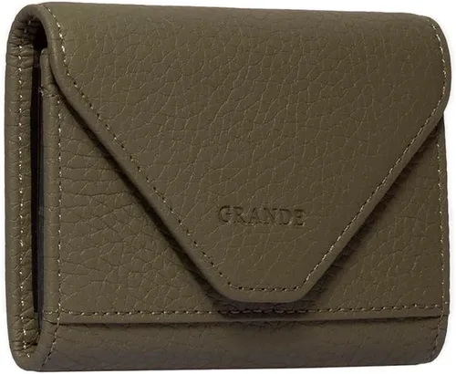 Miniatura 56 de grande Estuches para tarjetas 3639, Naranja, Tarjetero de cuero con cierre magnético, cartera pequeña de acordeón para mujer