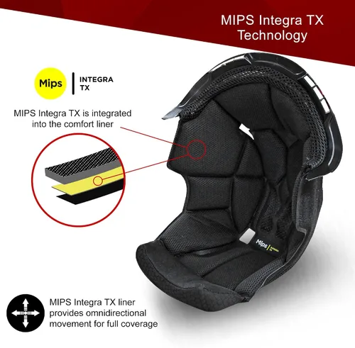 Miniatura 4 de MSR Casco de motocross hexagonal de carbono, motocross con MIPS