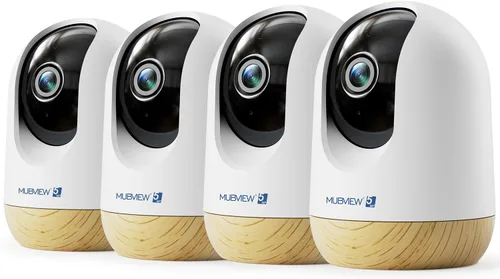 Miniatura 11 de MUBVIEW Cámara de seguridad para interiores enchufable de 5 MP sin suscripción, cámara WiFi para mascotas de 5/2.4G para interiores con aplicación