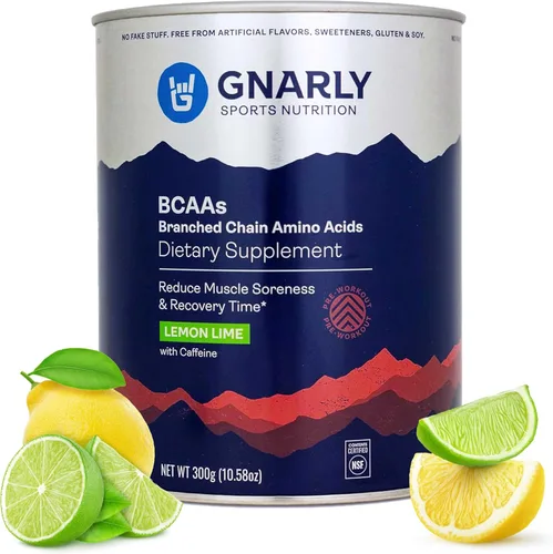 Miniatura 10 de Gnarly Nutrition BCAA en polvo, ponche de frutas - Aminoácidos BCAAS pre-entrenamiento - Certificado NSF Sport - Suplemento para apoyar