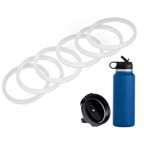 Miniatura 8 de Greant 6 piezas de juntas tóricas de repuesto para tapa Hydroflask, sello de goma para tapas de café de boca ancha Hydro Flask, junta de tapa
