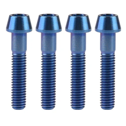 Miniatura 71 de Titanio Ti M6 x 10 16 18 20 25 30 35 40 45 50 55 60 2.559 in Allen - Tornillos hexagonales de 2.559 in, tornillos cónicos, paquete de 4
