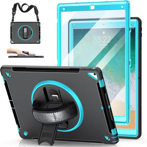 Miniatura 13 de Funda para iPad Pro 12.9 de 2ª generación 2017 y 2015 de 1ª generación, funda protectora de TPU resistente con protector de pantalla, soporte