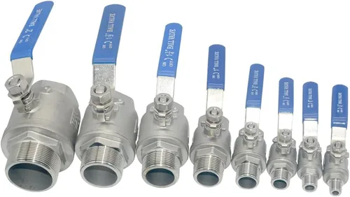 Miniatura 8 de DAN SPEED Válvula de bola de puerto completo macho x hembra de acero inoxidable S304 resistente para agua, aceite y gas, 1000WOG (1/2 pulgada)