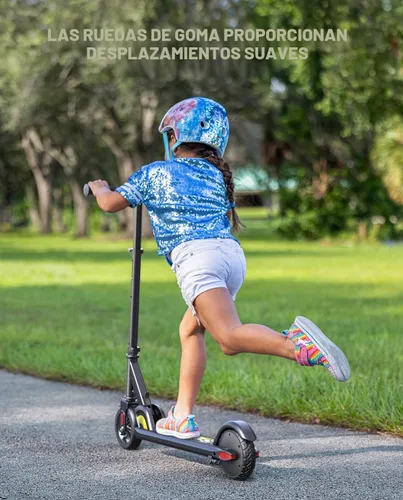 Miniatura 5 de FanttikRide C9 Scooter eléctrico para niños de 8 a 12 años, plegable para niños de 3.9 a 5.2 pies, 132 libras, rango de 5 millas, hasta 40 minutos