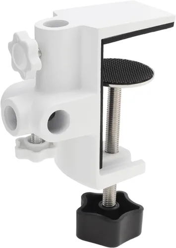 Miniatura 9 de RTNLIT Abrazadera de Lámpara de Escritorio, Abrazadera de Montaje de Mesa de Metal de 4 Agujeros de 1/2 Pulgadas, Abrazadera C Universal para Luz
