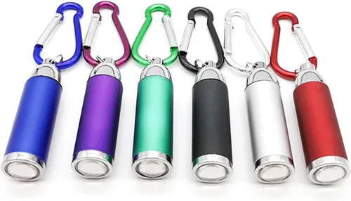 Miniatura 8 de Linterna portátil llavero antorcha lámpara impermeable senderismo camping linternas telescópica fuerte luz fácil de usar portátil ajustable bolsillo