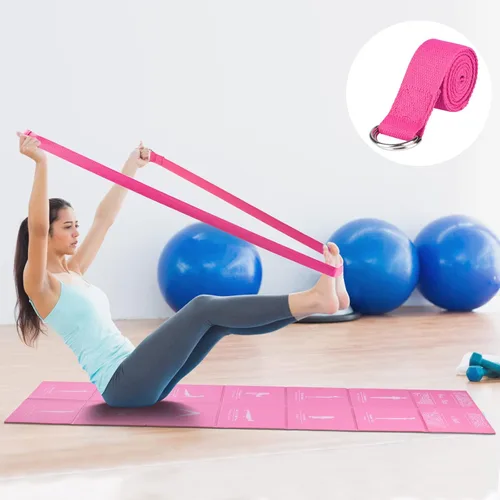 Miniatura 5 de Tapete de yoga plegable para mujer, tapete de ejercicio antideslizante para gimnasio en casa, juego de alfombrillas de yoga de viaje de 0.197 in