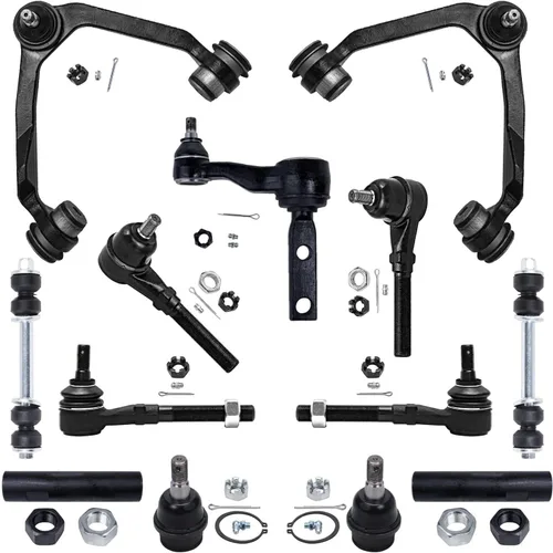 Miniatura 14 de Detroit Axle - Kit de suspensión delantera de 12 piezas para Mercury Grand Marquis Ford Crown Victoria Town Car 2003-2011, 2 brazos de control