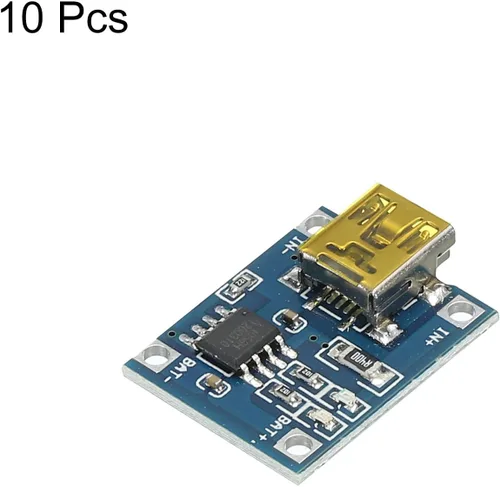 Miniatura 3 de MECCANIXITY Mini USB 4.5-5.5V 1A 18650 Cargador de Batería Módulo de Carga Placa de Carga Dos Funciones de Protección Paquete de 10