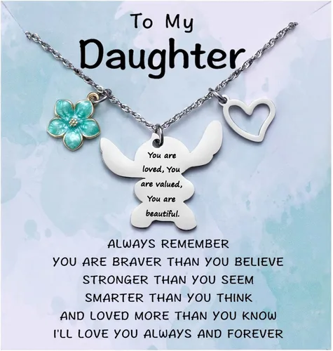 MIXJOY Collar y tarjeta de felicitación con texto en inglés "You are My Sunshine", regalo de Navidad para niñas pequeñas, sobrina, hija, nieta