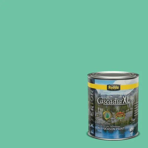 Miniatura 3 de Rodda Paint CASCADIA XL - Pintura satinada exterior e imprimación en uno, 1 galón, hoja de aloe