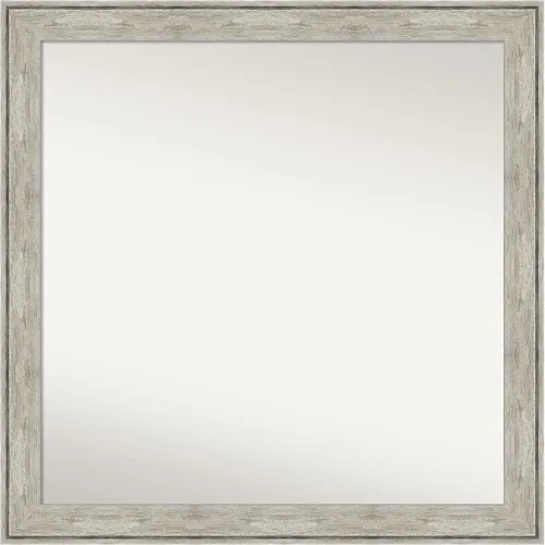 Miniatura 43 de Amanti Art Espejo de baño plateado para sobre fregadero, 28 x 47 pulgadas, espejo rectangular de plata imperial, marco de madera tradicional de gran