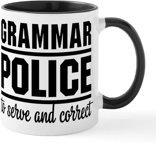 Miniatura 82 de CafePress Taza de café de cerámica de 11 oz (11.0 fl oz) de Police Mom