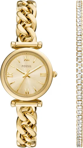Miniatura 19 de Fossil Carlie - Reloj de cuarzo de acero inoxidable de tres manecillas para mujer