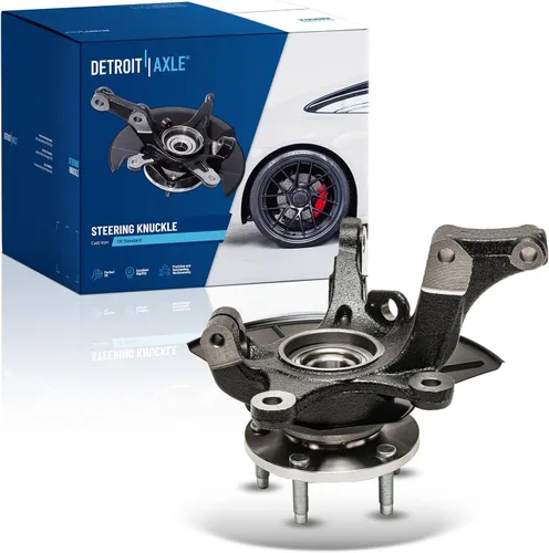 Miniatura 24 de Detroit Axle - Kit de nudillos traseros izquierdo FWD para Hyundai Santa Fe 2007-2009 Veracruz 2007-2012, reemplazo del conjunto de cojinete
