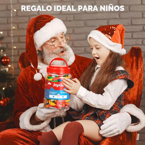 Miniatura 6 de JoyCat 78 piezas de letras magnéticas con números del alfabeto, imanes para nevera, ABC 123, aprendizaje educativo preescolar, juego de juguetes