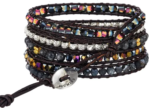 Miniatura 3 de Plumiss Colección de pulseras de cuentas curativas de piedra natural boho para mujer