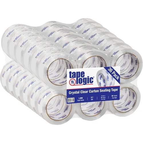 Miniatura 6 de Aviditi Tape Logic - Cinta de embalaje transparente de 2 pulgadas x 55 yardas, 2.6 mil, resistente, paquete de 12, perfecta para embalaje, envío