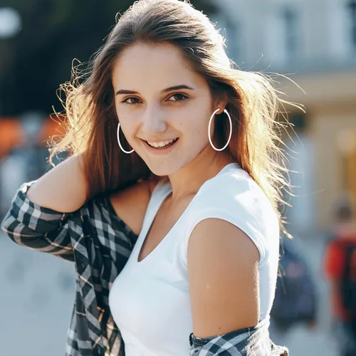 Miniatura 5 de 2Pcs Hoop Earrings for Women 70s 80s 90s Large Retro Neon Earrings 60mm Hoop Earrings Cute Beach Earrings Party Earrings Accessories for Women