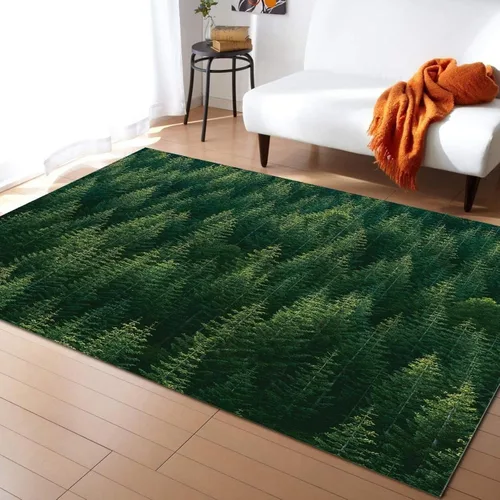 Miniatura 26 de Alfombra minimalista de lujo con diseño geométrico para sala de estar, alfombra moderna con estampado de mármol rosa dorado, alfombra rectangular