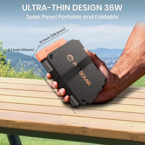Miniatura 2 de FlexSolar Mini panel solar USB de 6 W, módulo monocristalino impermeable IP67 Kit de bricolaje con material PET para teléfono inteligente