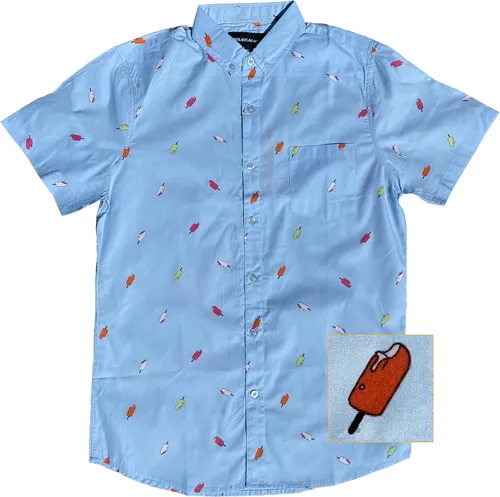 Miniatura 48 de Molokai Surf - Camisas hawaianas de manga corta con botones y corte ajustado