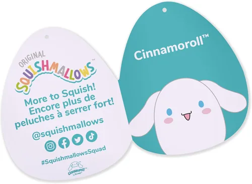 Miniatura 5 de Squishmallows Original Sanrio - Peluche grande y muy suave de 14 pulgadas de Badtz-Maru, peluche oficial de Jazwares
