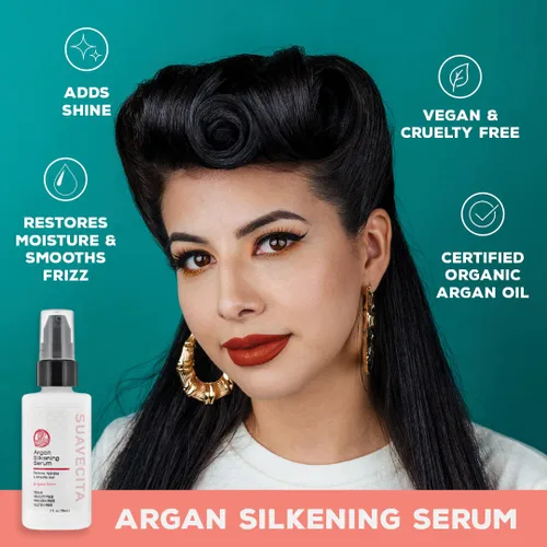 Miniatura 3 de Suavecita Argan Silkening Serum Wild Berry Scent 2 Fl Oz