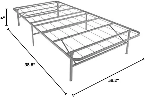 Miniatura 3 de Mantua Base de cama de plataforma premium en plata, reemplaza el somier y la base de cama