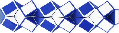 Miniatura 4 de Mipartebo Magic Snake Cube Twist Puzzle 36 Cuñas Tamaño Grande Twist Fidget Serpiente Juguetes para Niños Bebé Azul Twist Fidget Snake Toys Gift