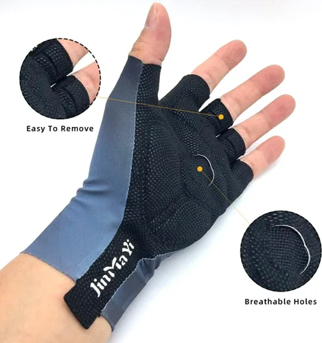 Miniatura 4 de JinMaYi - Guantes de ciclismo para bicicleta guantes de bicicleta de montaña antideslizantes amortiguadores acolchados transpirables guantes